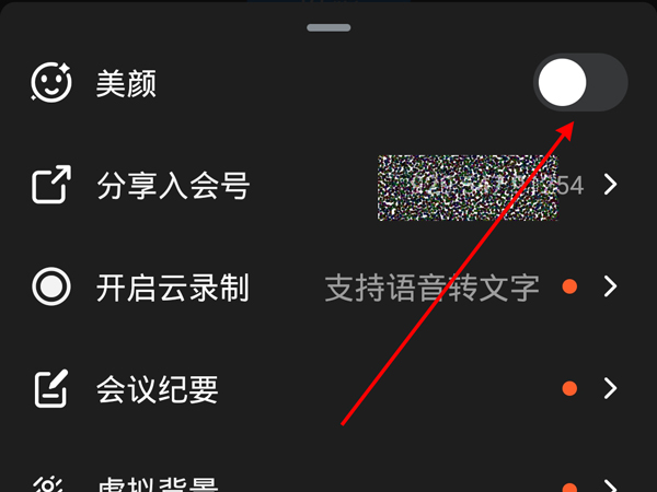 钉钉美颜如何调节?钉钉美颜调节方法截图