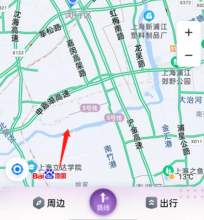 百度地图怎么进入全屏模式？百度地图进入全屏模式方法截图