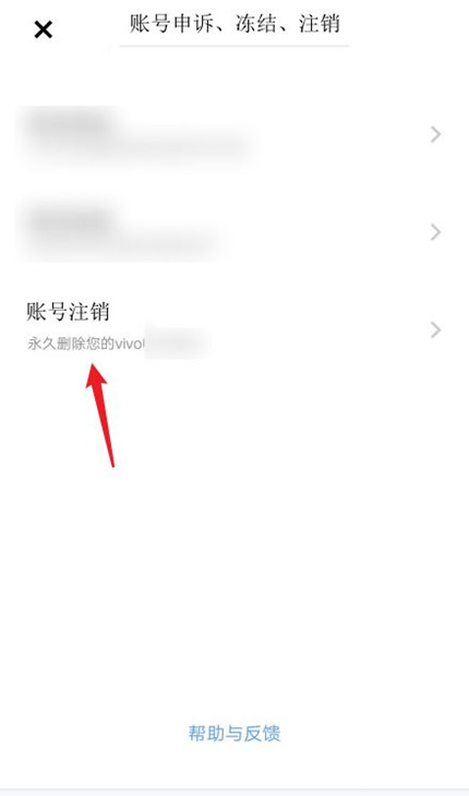 怎么注销vivo账号?vivo账号注销教程截图