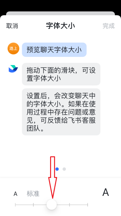 飞书字体大小怎么设置?飞书字体大小设置教程截图