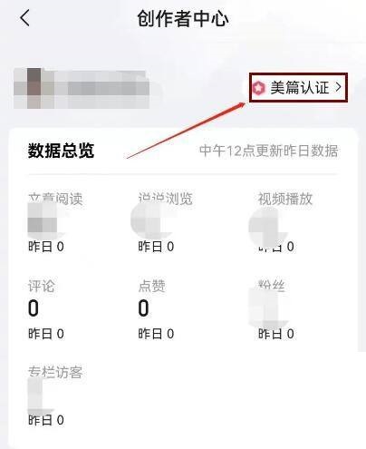 美篇怎么申请领域专家身份认证?美篇申请领域专家身份认证教程截图