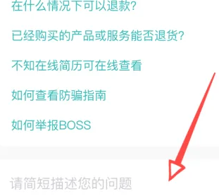 boss直聘怎么联系在线客服?boss直聘联系在线客服的方法截图