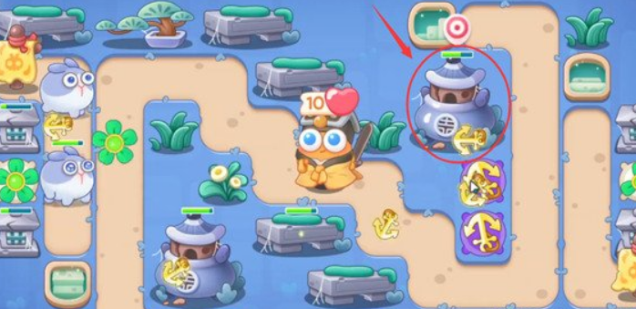 保卫萝卜4阿波道长7关攻略：阿波道长第七关通关教程[多图]图片3