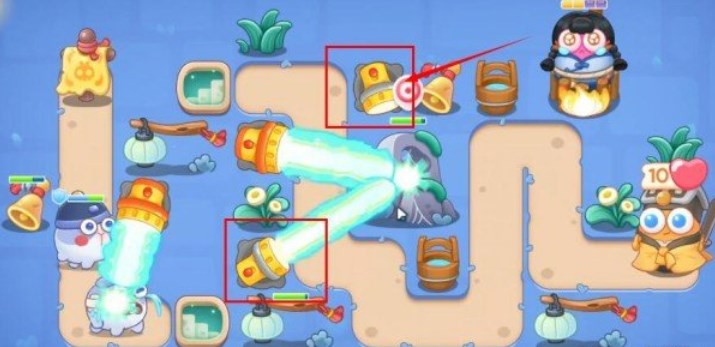 保卫萝卜4阿波道长5关攻略：阿波道长第五关通关教程[多图]图片2