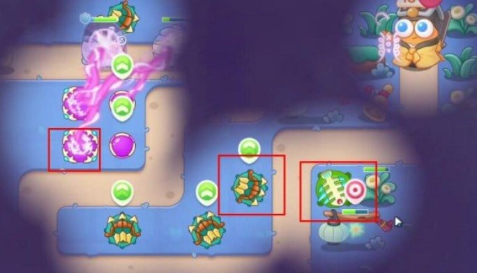 保卫萝卜4阿波道长4关攻略：阿波道长第四关通关教程[多图]图片4