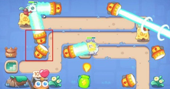 保卫萝卜4阿波道长2关攻略：阿波道长第二关通关教程[多图]图片5