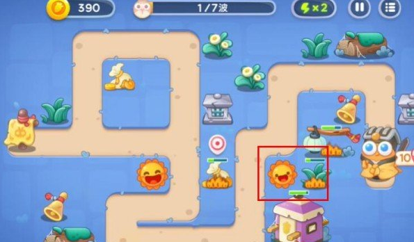 保卫萝卜4阿波道长1关攻略：阿波道长第一关通关教程[多图]图片3