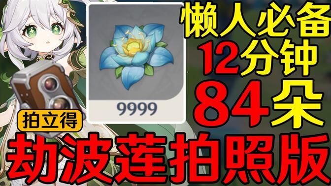 原神劫波莲位置采集路线攻略：劫波莲在哪里采集（84朵版）[多图]