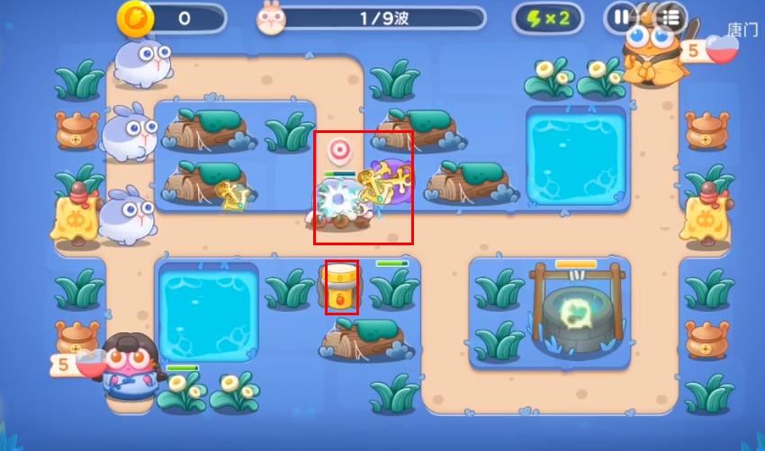 保卫萝卜4阿波道长30关攻略：阿波道长第三十关无伤通关攻略[多图]图片2