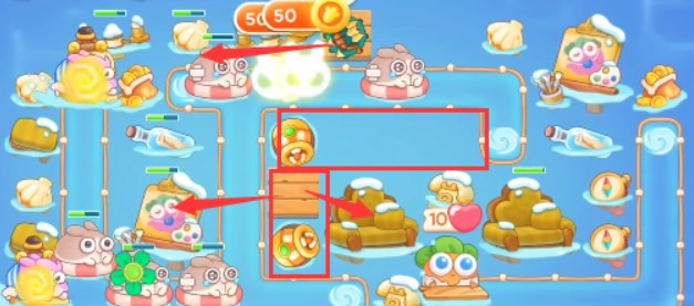 保卫萝卜4天下第一汤1关攻略：天下第一汤第1关无伤通关教程[视频][多图]图片4