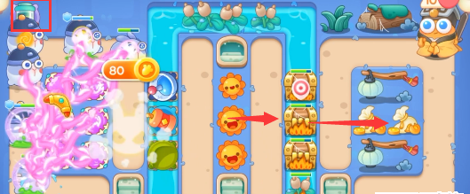 保卫萝卜4阿波道长58关攻略 阿波道长第58关无伤通关教程[视频][多图]图片4