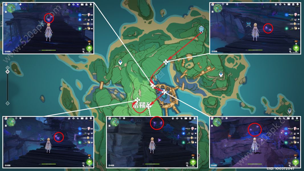 原神稻妻雷晶蝶分布图 晶蝶在哪里收集[多图]图片1