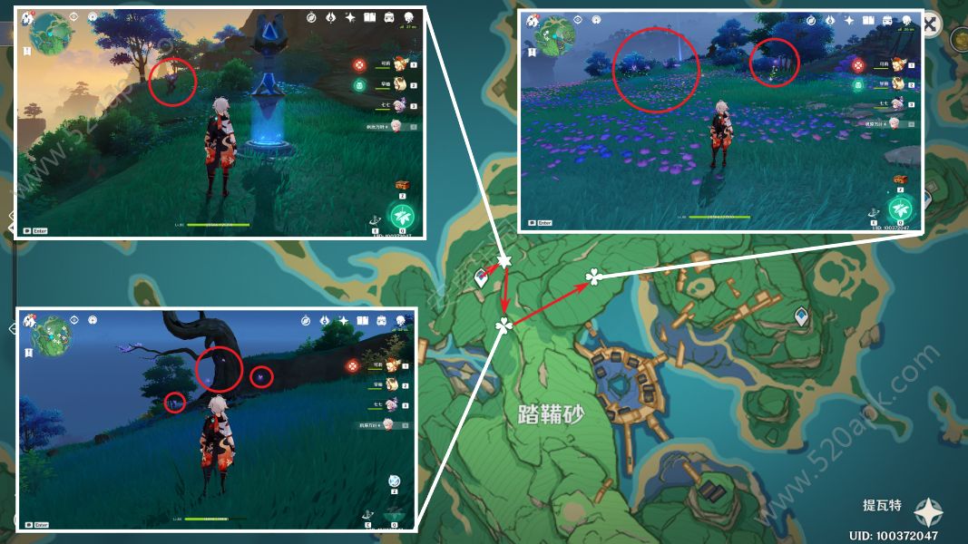 原神稻妻雷晶蝶分布图 晶蝶在哪里收集[多图]图片2