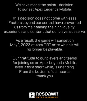 apex手游5月停运原因分析 apex手游五月关服是怎么回事[多图]图片2