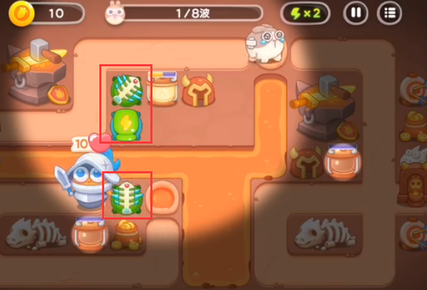 保卫萝卜4饿龙传说37关攻略 饿龙传说第37关无伤视频通关教程[视频][多图]图片2