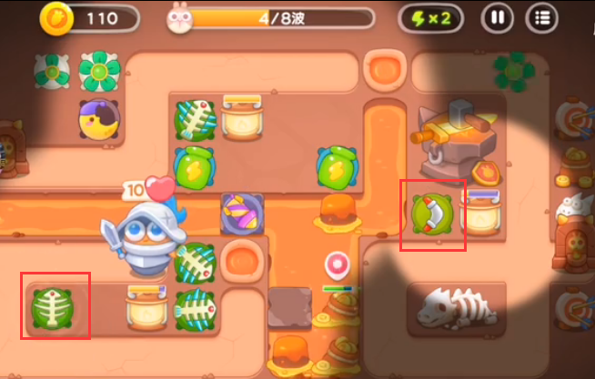 保卫萝卜4饿龙传说37关攻略 饿龙传说第37关无伤视频通关教程[视频][多图]图片5